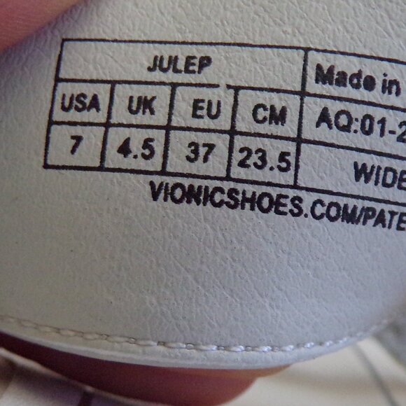 Vionic sandals white 7 - Picture 10 of 10